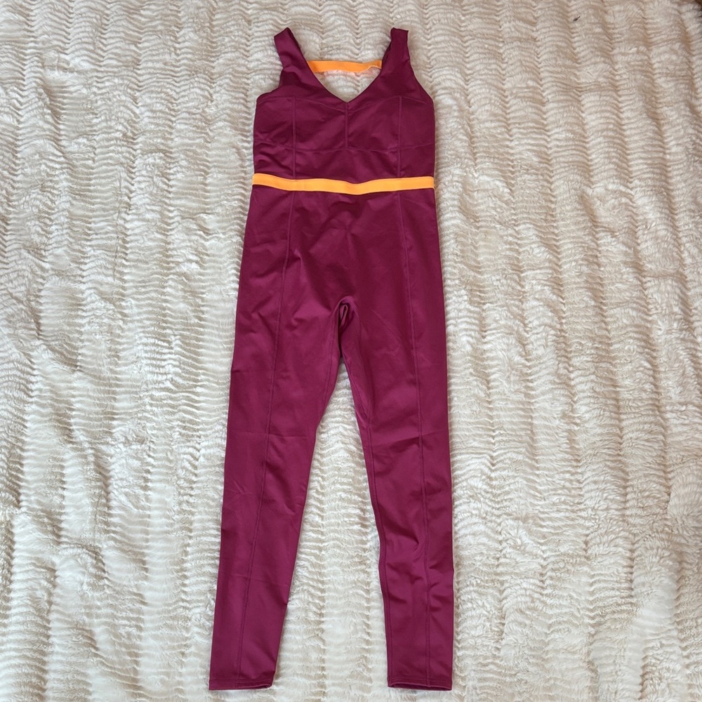 Magenta and Orange Jumpsuit